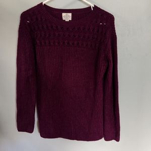 Burgundy sweater